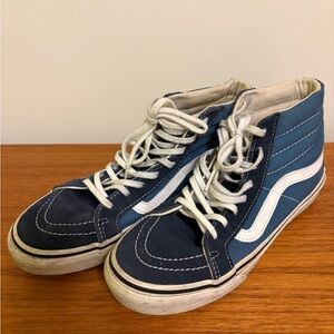 VANS SK8-HI shoes, two-tone blue, Women's size 7
